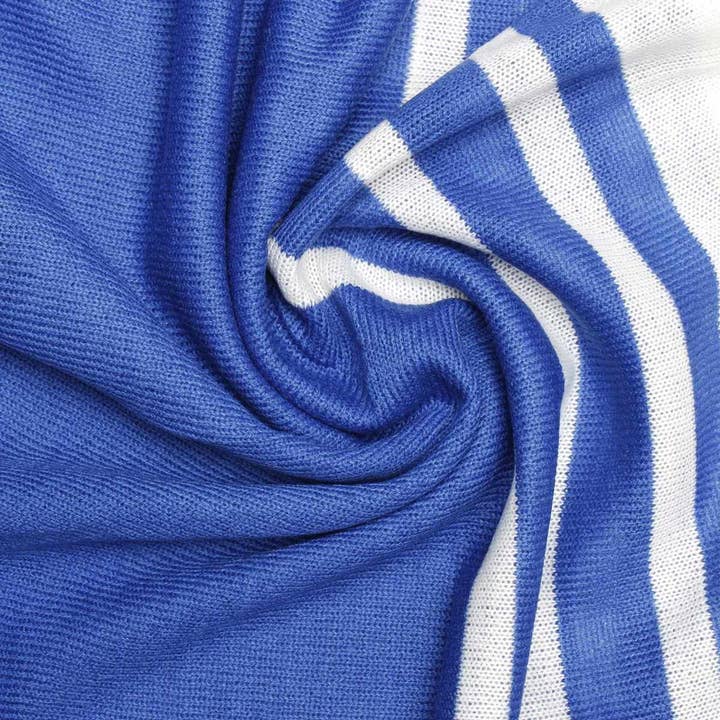 Ruana Blue and White Stripe for Women for wholesale on Faire1