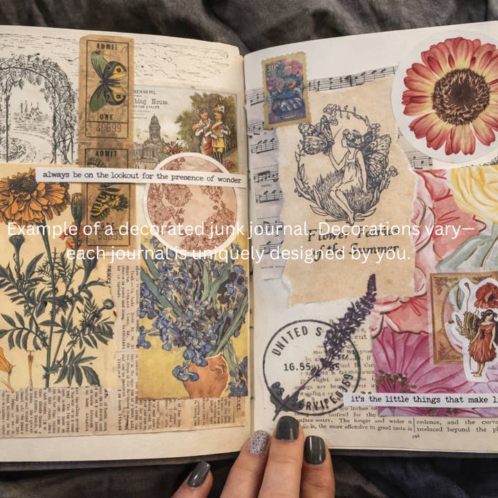 Ember & Elm Home Decor & More - Wholesale Journal/Diary - Blind Date with a Junk Journal Starter Kit-Best Seller!6