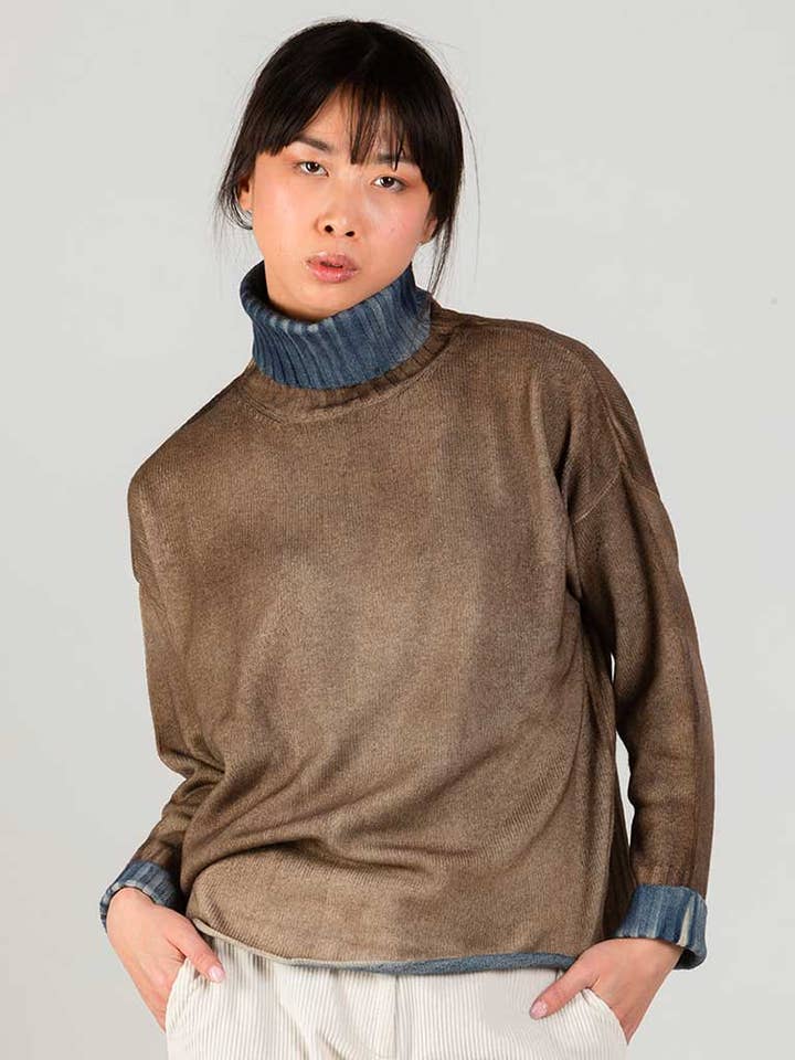 Wool-Cashmere Blend Turtleneck for wholesale by Alessandro Aste