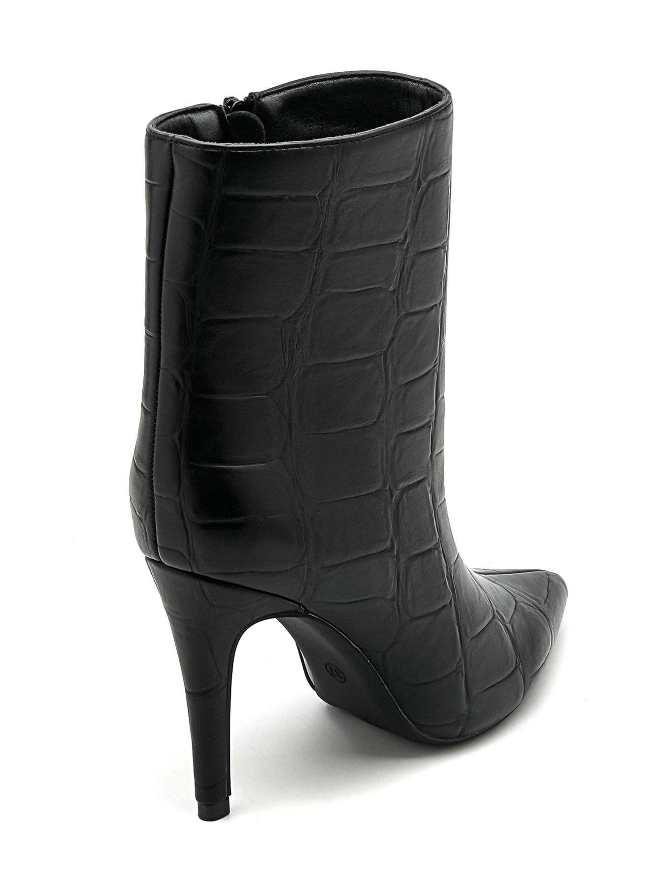 No Doubt Shoes – wholesale Booties – Women's – WOMEN'S CROC HEELED ANKLE BOOTS7