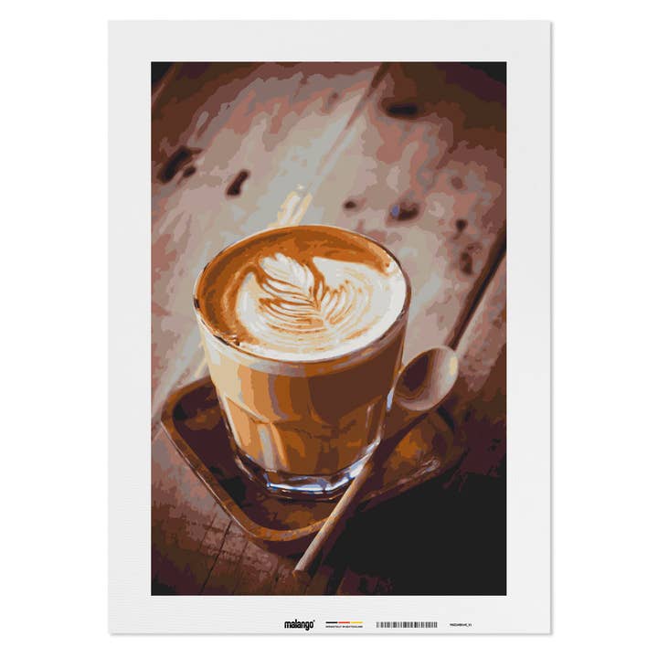 malango - Wholesale Doe-het-zelf-knutselset - verf op nummer - cappuccino