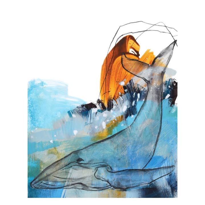 Jen Singh Creatively - Wholesale Art Print - Whale Nature Ocean Wall Art Print1