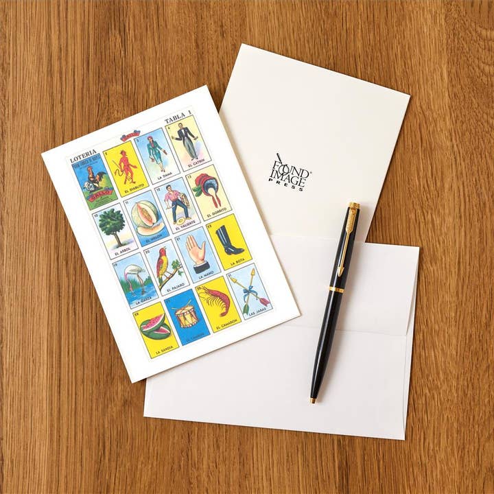 Found Image Press - Wholesale Stationery/Notecard Set - Greeting Card MX-290 Mexican Fortune Telling Cards1