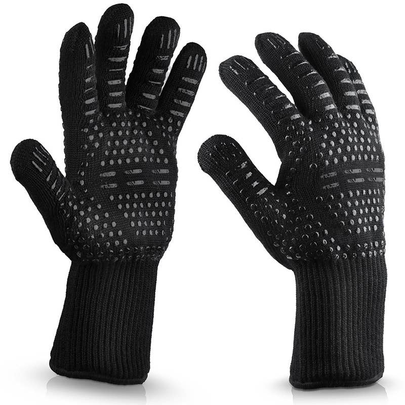 VIGOR - Wholesale Oven Mitt/Pot Holder - BBQ Grill Gloves Cut & 932°F Heat Resistant Gloves7