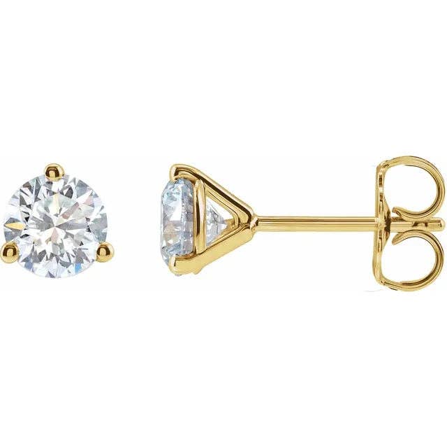 Boucles d'oreilles clous en diamant de laboratoire de 2 CTW pour la vente par LooseDiamondNet
