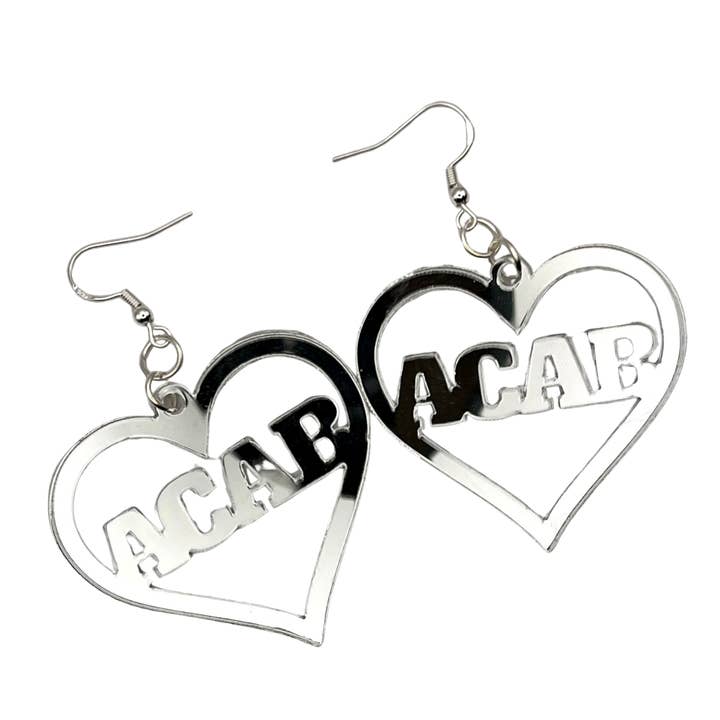 ACAB earrings for wholesale by The Spooky Haus