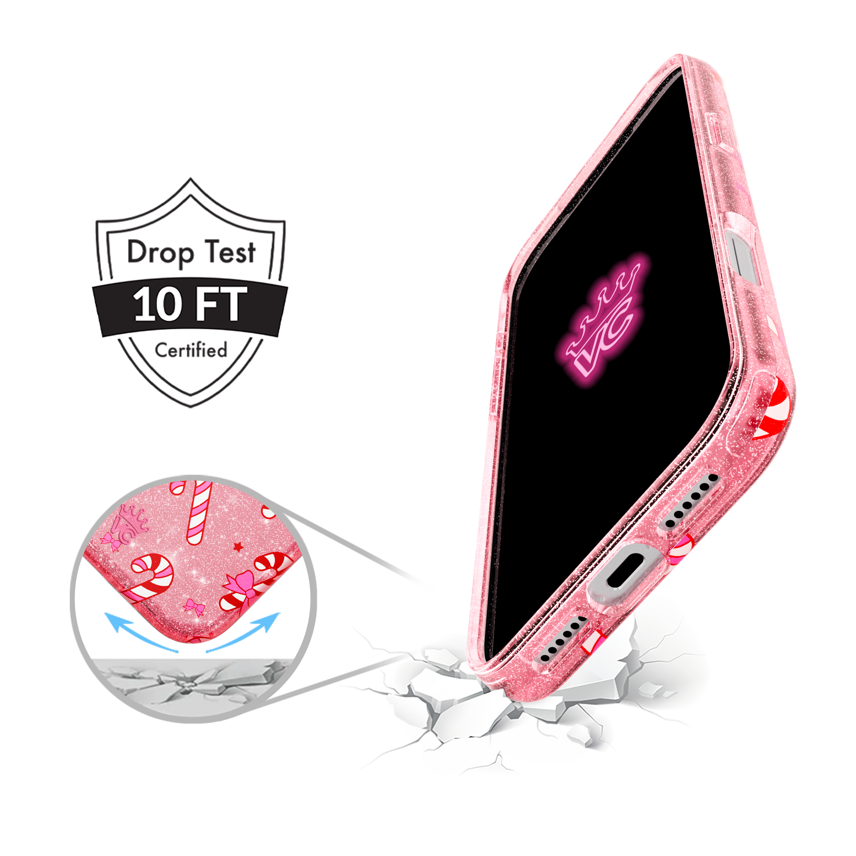 VELVET CAVIAR - Wholesale Phone Case - Women's - iPhone 17 Pro Max MagSafe Case - Pink Peppermint Princess2
