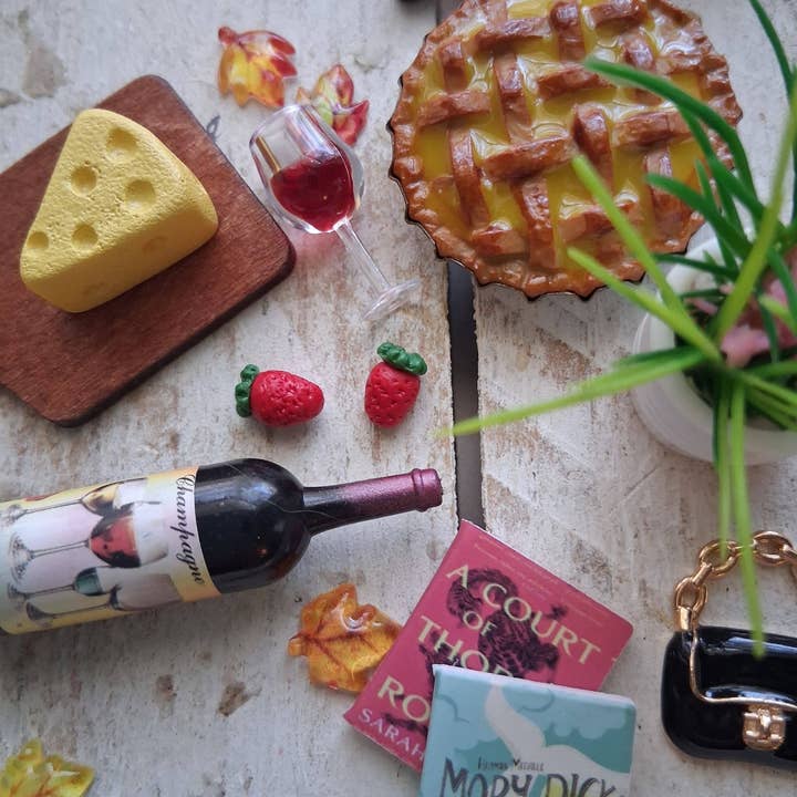 Mini Book Lover/Mini Wine Lover/ Charcuterie Keepsake for wholesale by The Boozy Bookworm Art Kits & Books