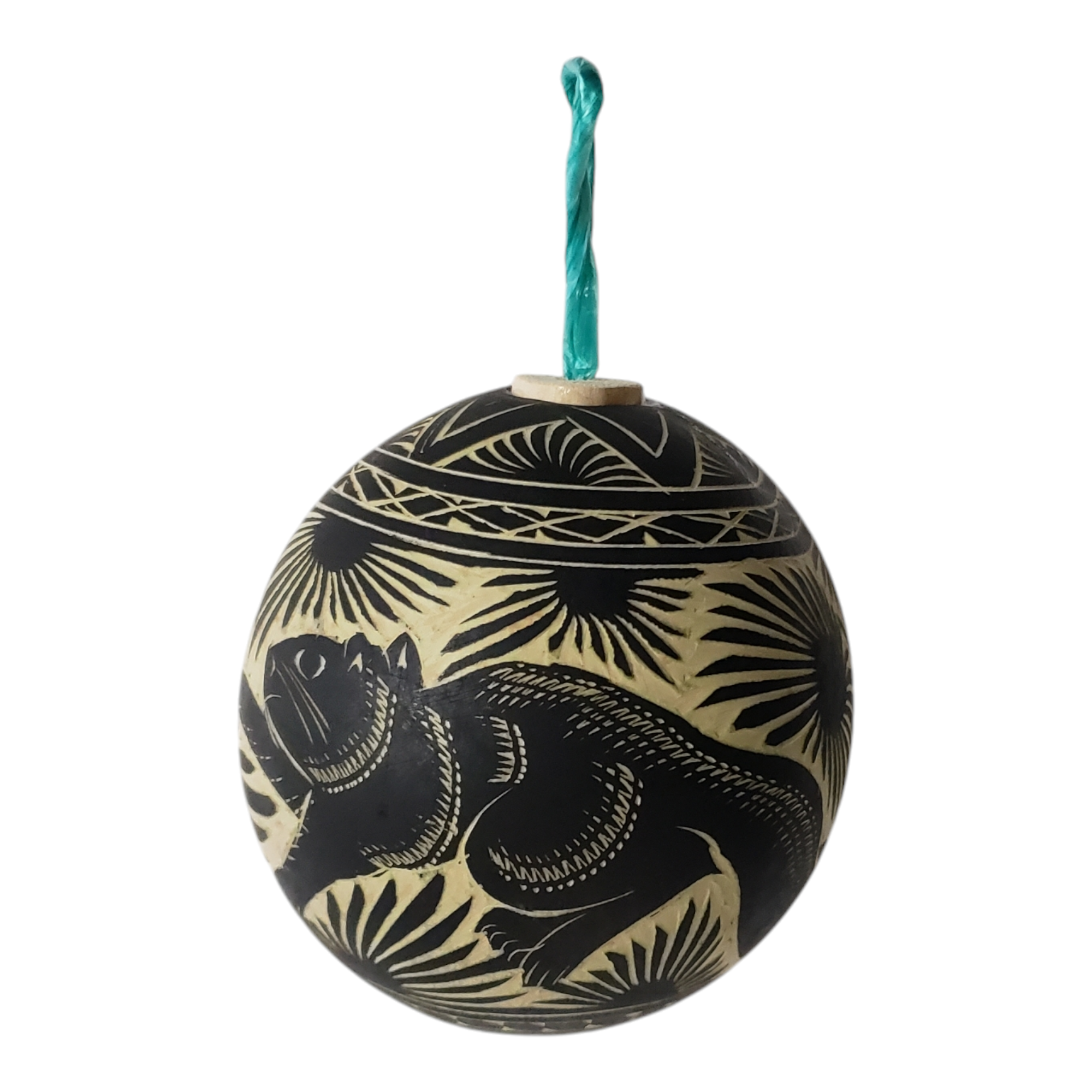 The Little Pueblo – Großhandel Verzierung – Jicara-Kürbis-Ornament aus Oaxaca, Mexiko7