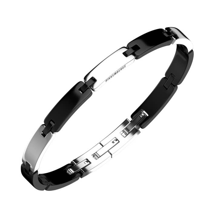 CLAB11WB - 316l stalen armband met IP-behandeling voor wholesale door BIKKEMBERGS