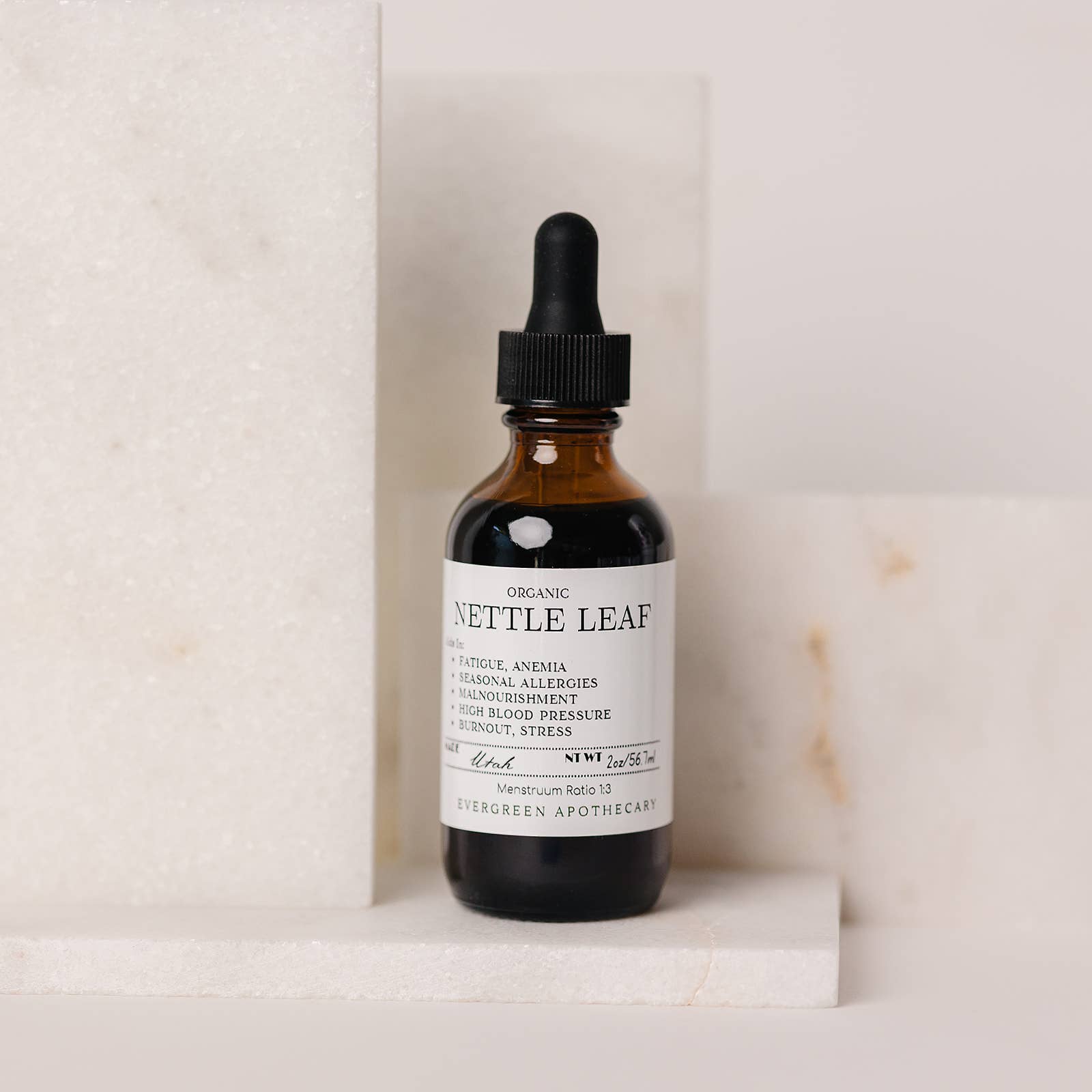 Evergreen Apothecary - Wholesale Tincture - Nettle Leaf Tincture, Herbs for Symptoms No. 105