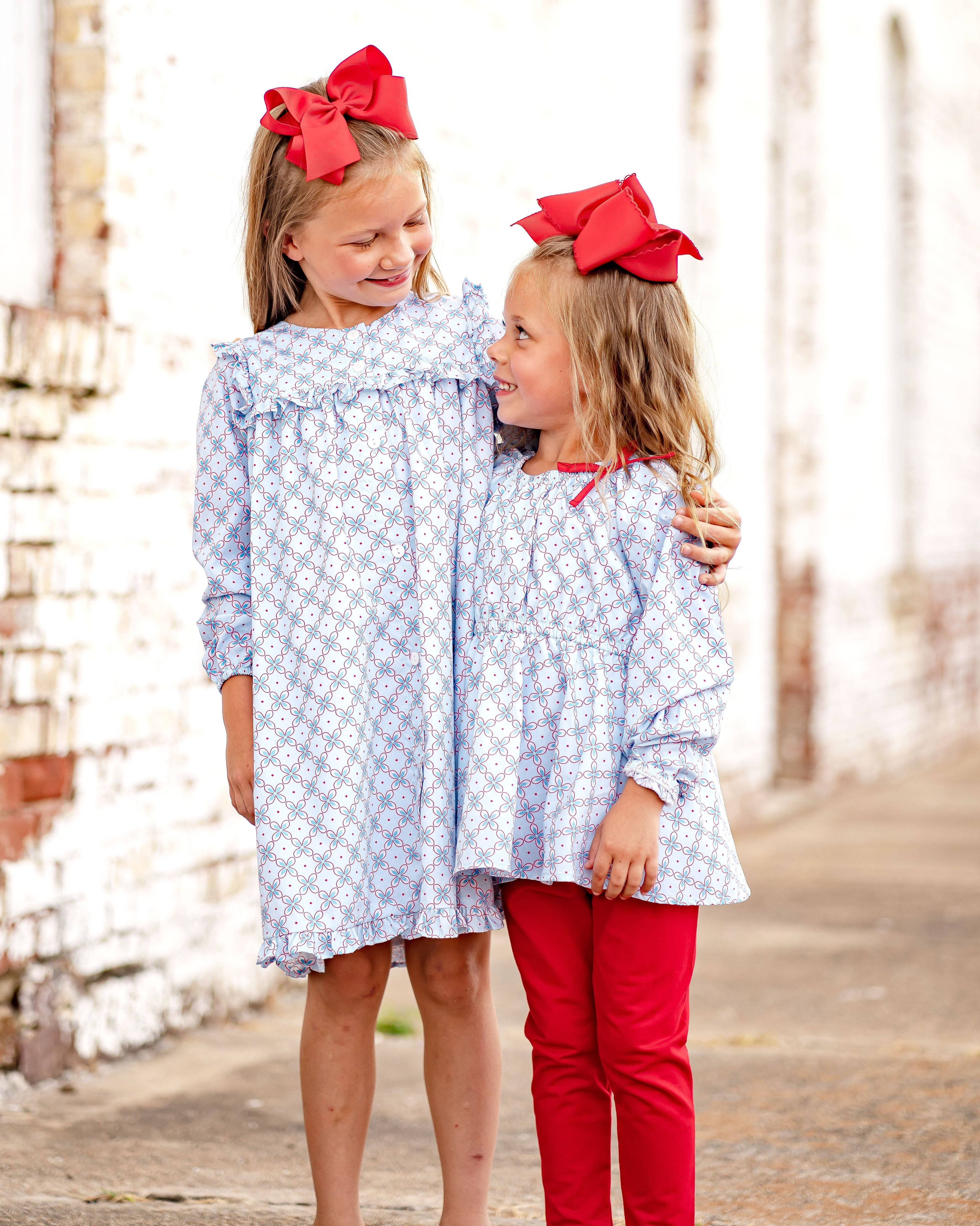 The Yellow Lamb - Wholesale Dress - Kids - Gloria Geometric - Benton Dress7