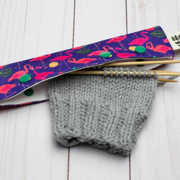 Fox & Pine Stitches - Vente Accessoire de tricot/crochet - Fancy Flamingo | Étui DPN1