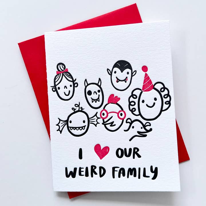 Vårt konstiga familjekort för wholesale av Ghost Academy