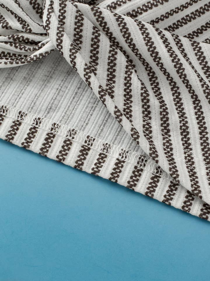 Gray Striped Cutout Twist Front Tank Top for wholesale on Faire3