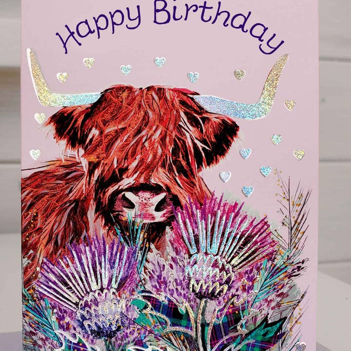 Wee Wishes - Wholesale Birthday Card - Coo and Thistle High-Quality Birthday Card