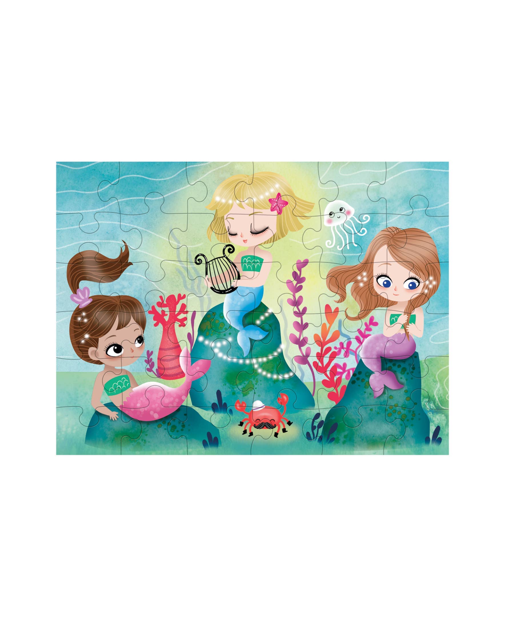 Chronicle Books - Wholesale Puzzle - Kids - Mermaids Puzzle To Go1