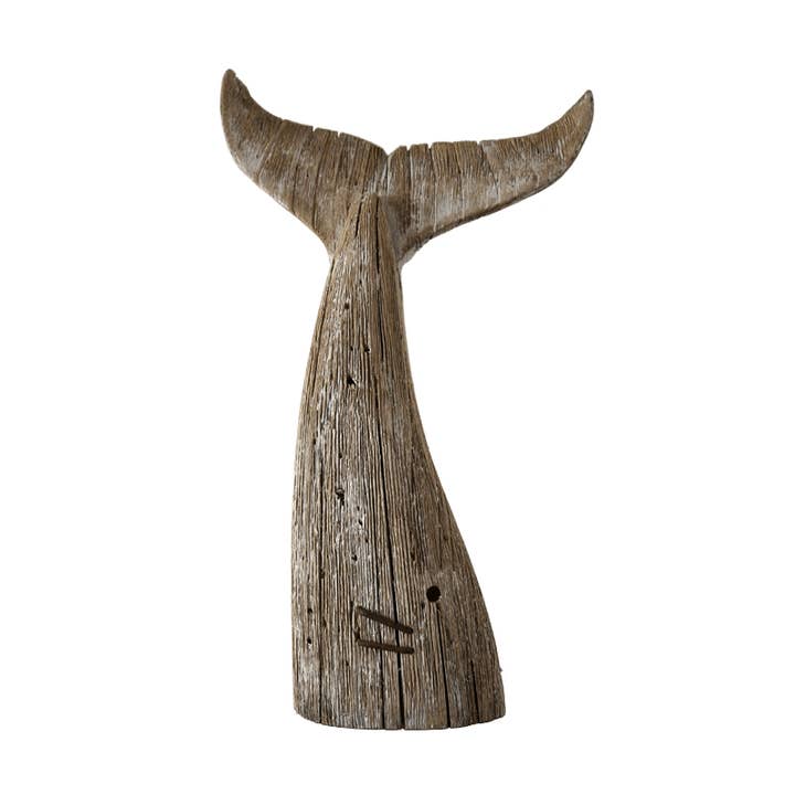giftland - Wholesale Decorative Tabletop Object - Wooden Whale’s Tail 36cm