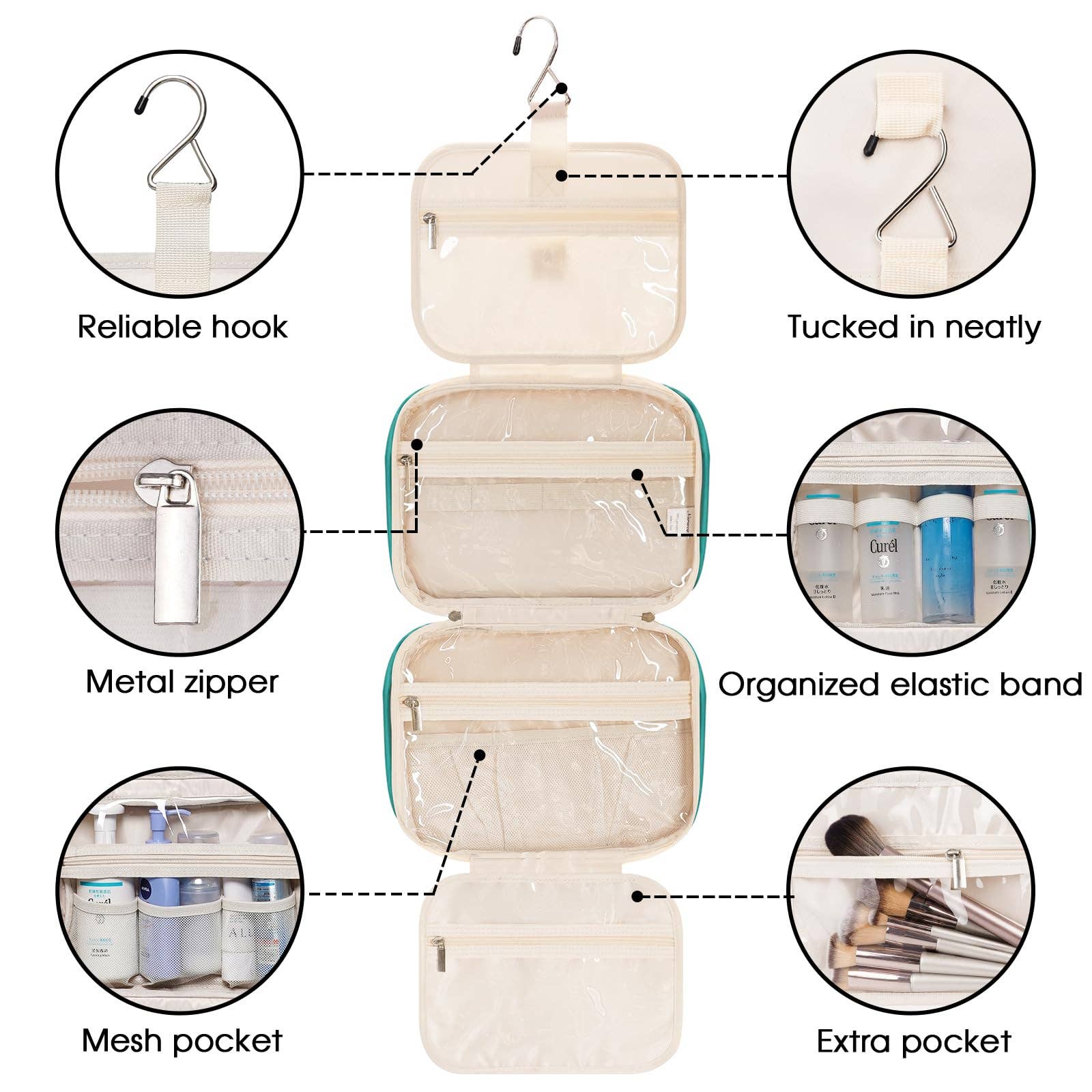 wandf – Großhandel Schmink-/Kosmetiktasche – Hängender Kulturbeutel für Frauen Reise-Make-up-Tasche59