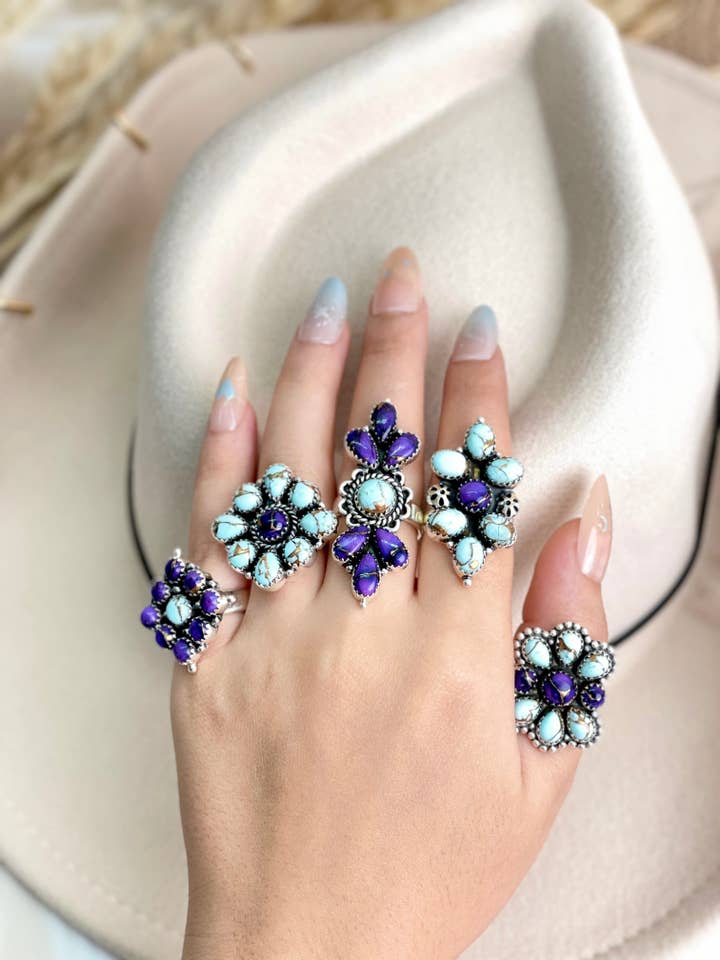 Clusters de Anéis Multi Dálias Perfect Touch por atacado de Krush Kandy