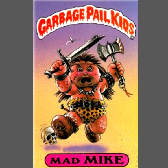 Ba Ba Buttons - Vente Aimants - POUBELLE POUR ENFANTS, Mad Mike, aimant, bouton, Conan Barbarian