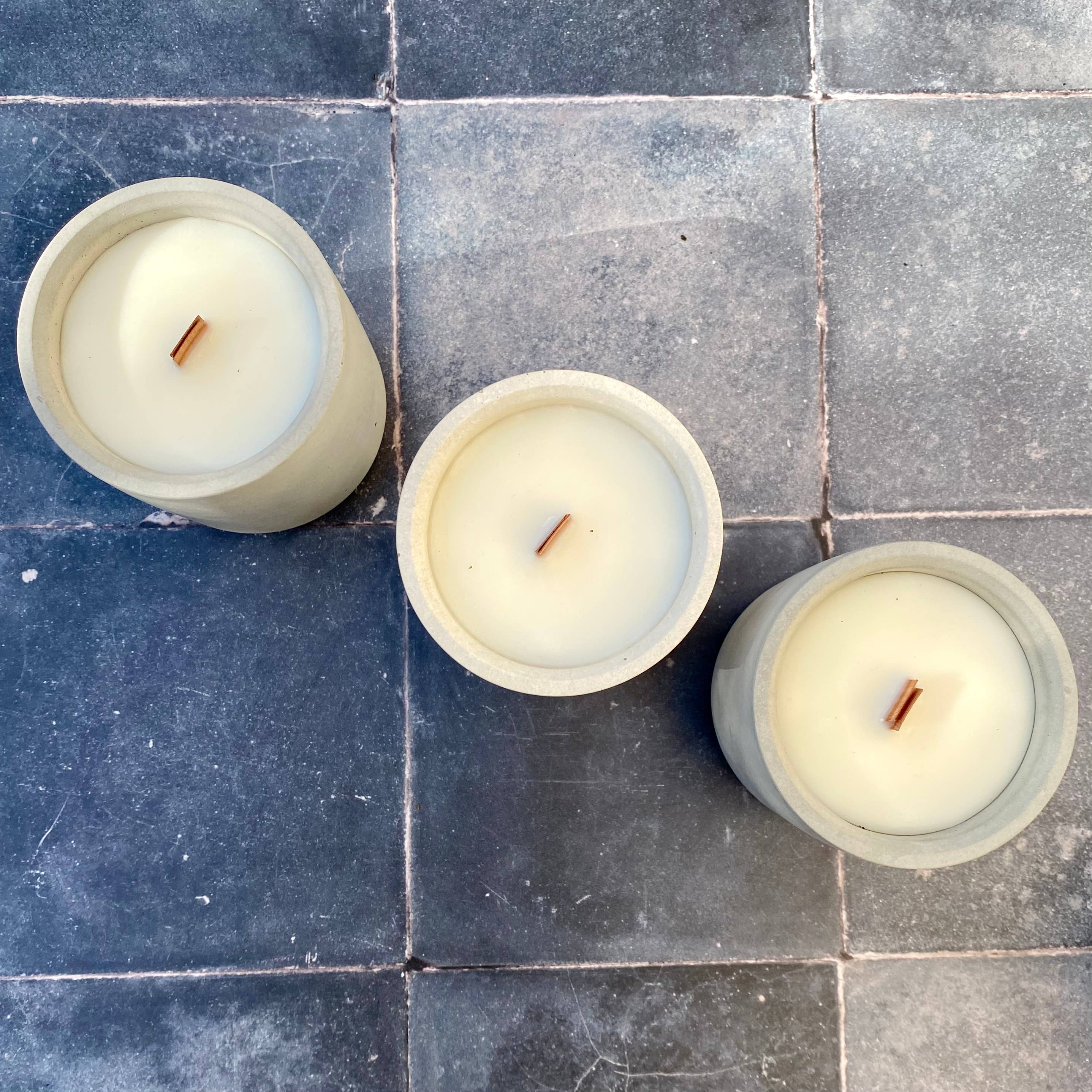 Concretely Co – wholesale Jar/filled candle – Concrete Container Candle3