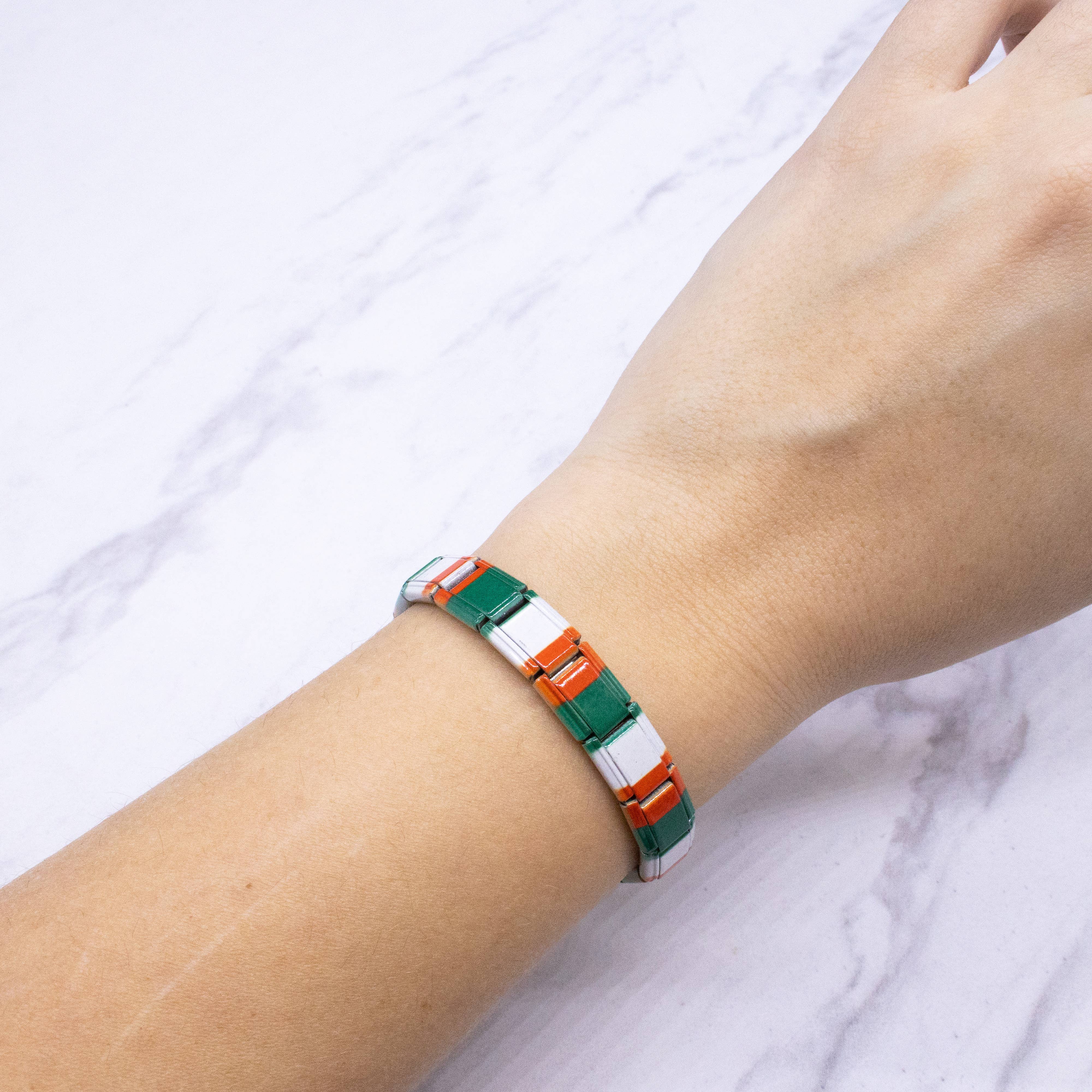 Natalia - Wholesale Charm/Dangle Bracelet - Italian Charm Bracelet Flags - Link Jewelry7