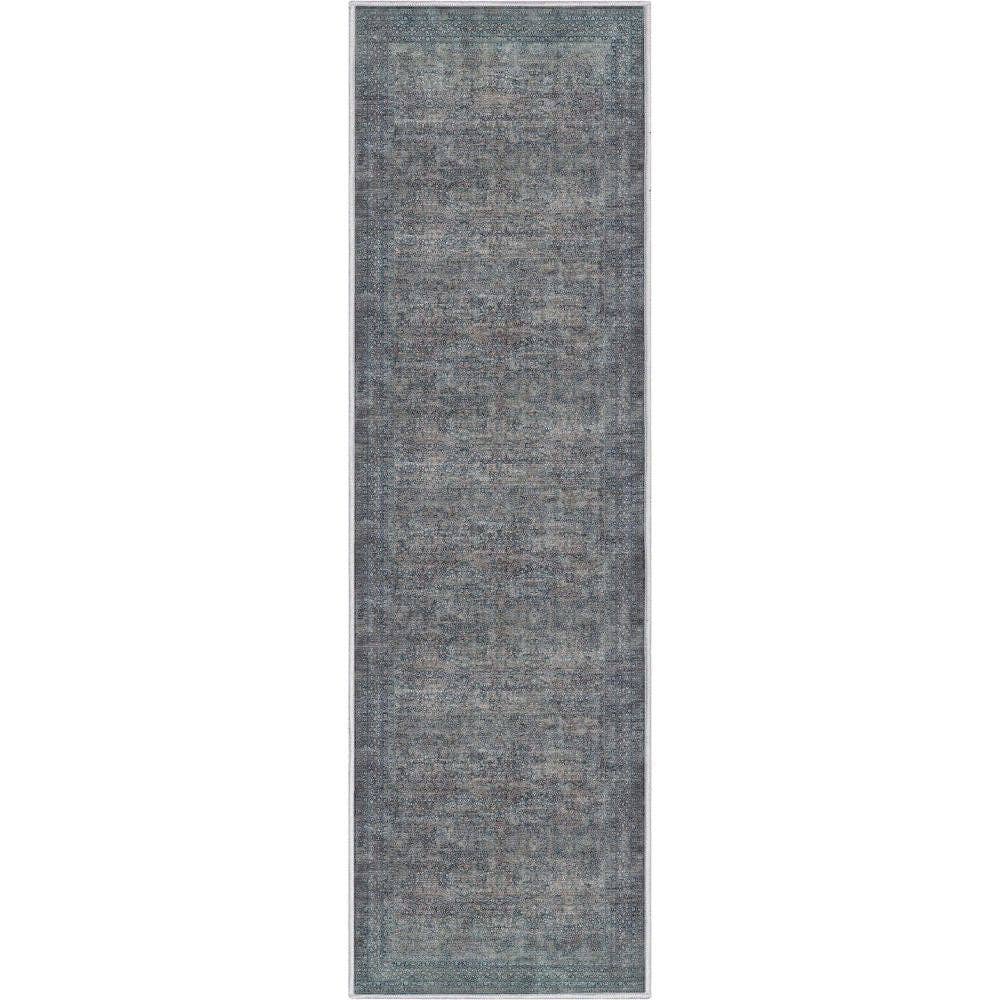 Well Woven - Vente Tapis - Tapis à tissage plat bleu oriental persan vintage Juliette7