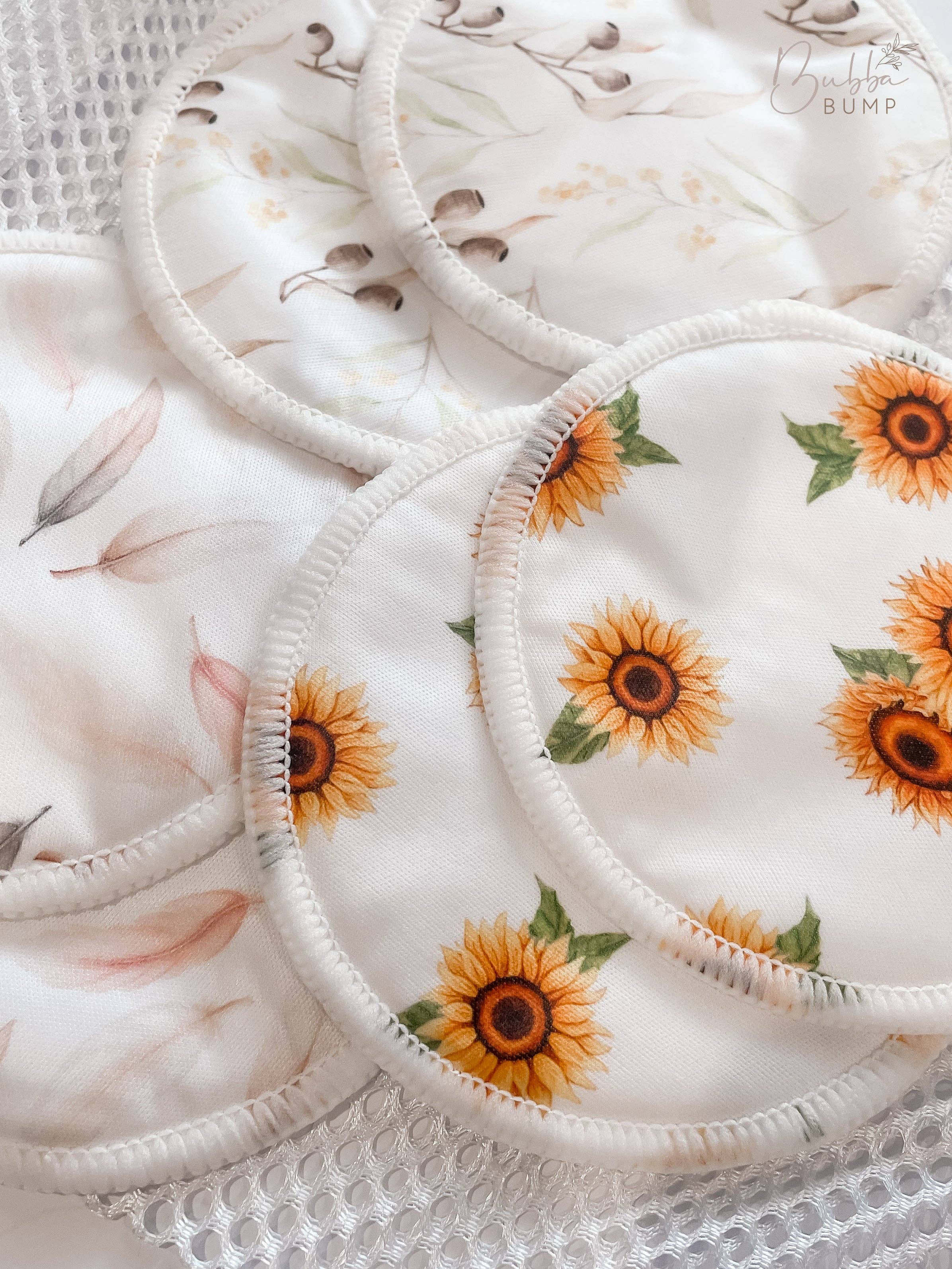 Bubba Bump - Vendita all'ingrosso Cuscini/Tappetini per allattamento - Premaman - 14 Dischetti Assorbenti Riutilizzabili per Allattamento in Bamboo Biologico6