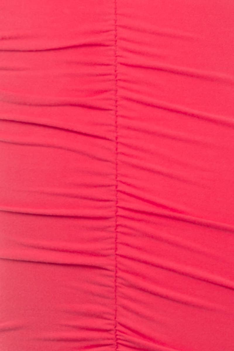 NINEXIS - Wholesale Skirt - Women's - CWBMS070_Slim Fit Ruched Long Pencil Skirt21