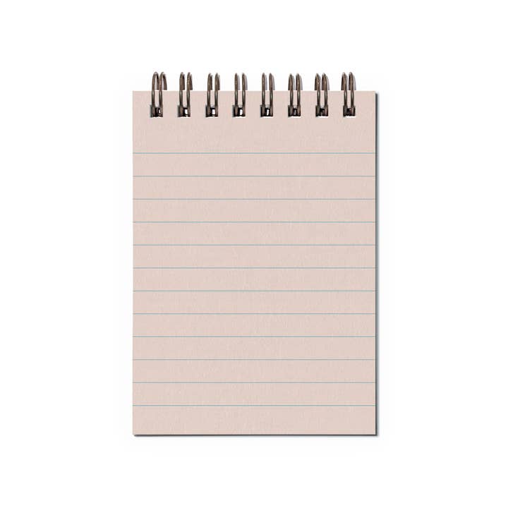 Jungle Red Studio - Wholesale Notebook - Notitas Pink Paper A7 Mini Notebook1