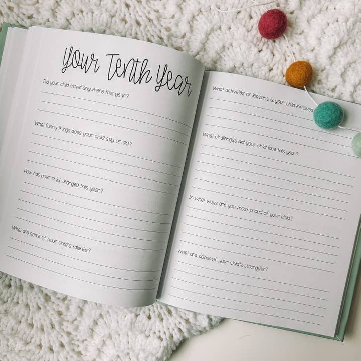 This Little Love Co - Wholesale Journal/Diary - Raising You: Childhood Memory Journal8