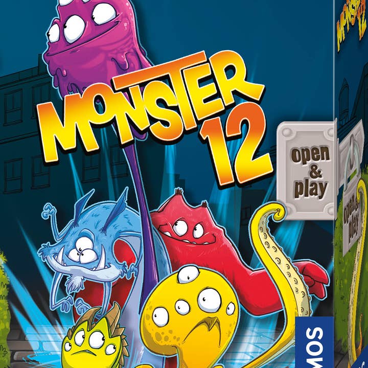 Thames & Kosmos UK LP – wholesale Board game – Open and Play: Monster 12 - Board Game