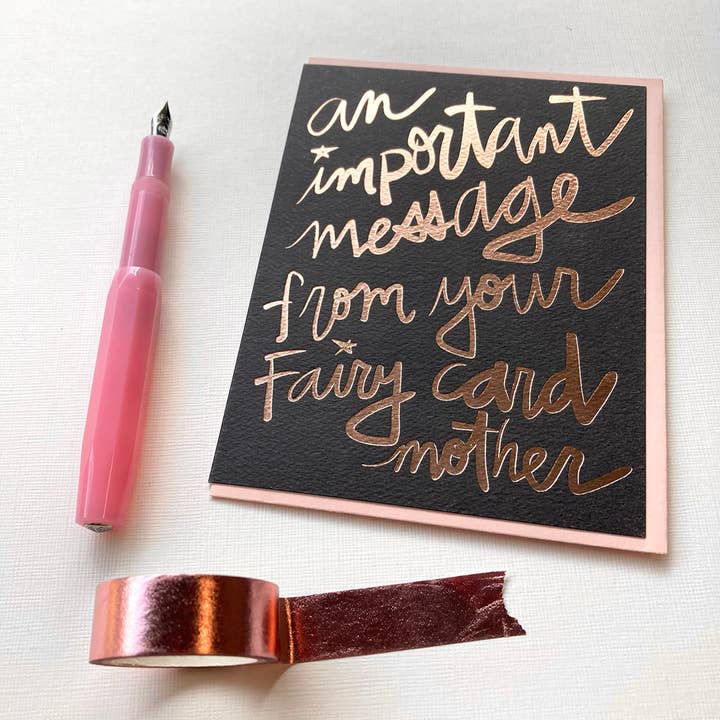 Mirthos Paper - Wholesale Everyday Greeting Card - An Important Message from your Fairy Card Mother2