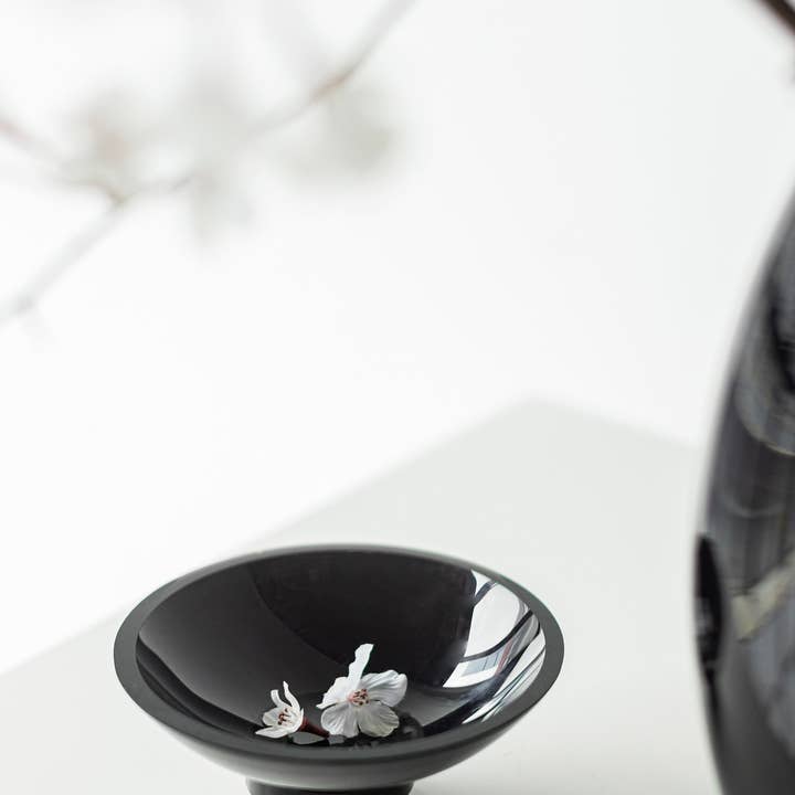 Element Accessories EU – Großhandel Dekorative Platte/Teller/Schüssel – Innovative Designschale aus hochwertigem Glas, RUD109