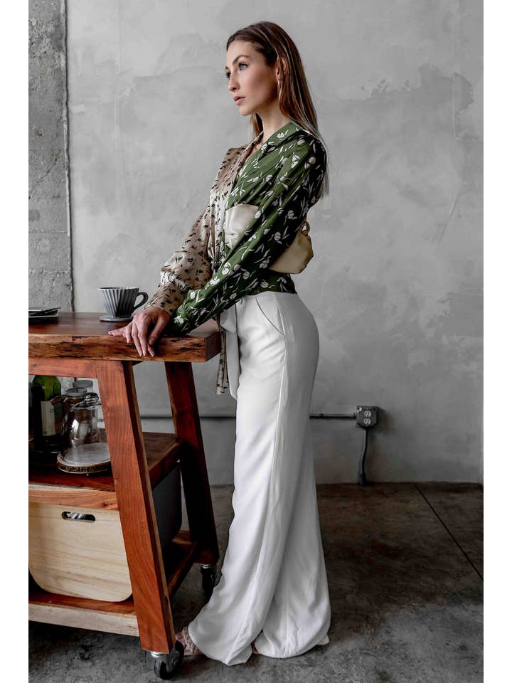 KAYAN.L - Wholesale Pants - Women's - Off White East Hampton Pants