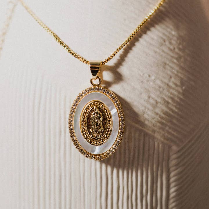 PHOEBE´S – Colar pingente/pendente por atacado – Colar Delicado de Nossa Senhora