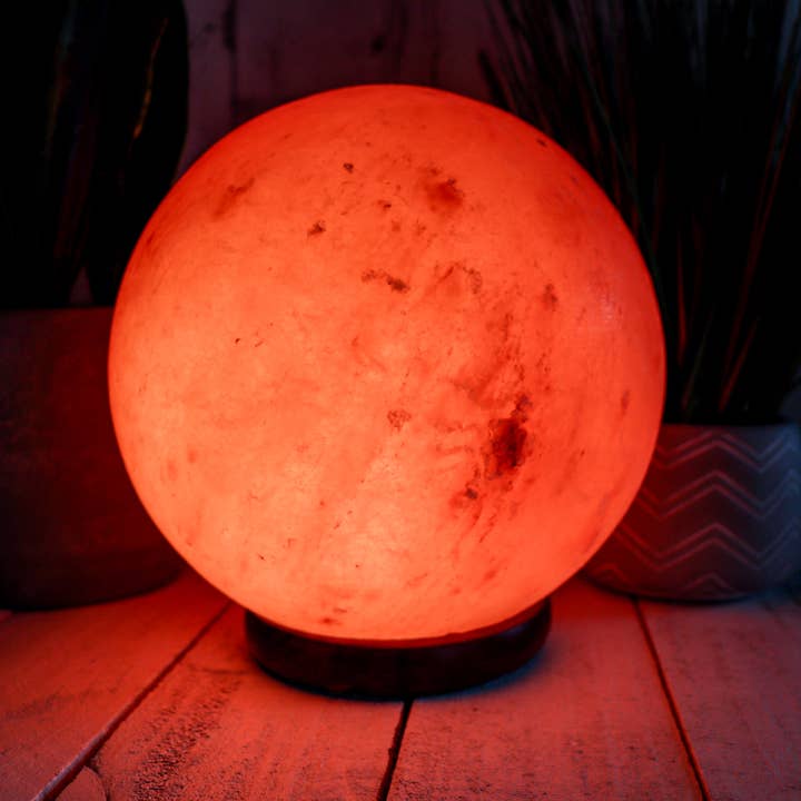 Himalayan Secrets - Wholesale Salt Lamp - Globe Shape Salt Lamp 9" Diameter