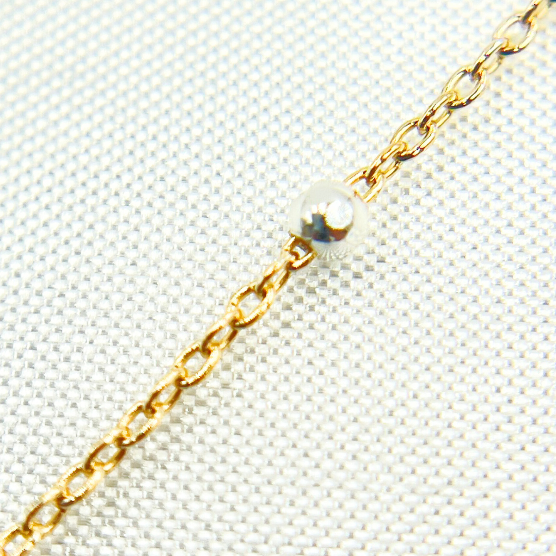 Jewels & Chains - Wholesale Link & Chain Necklace - 1186GF. 14k Gold Filled with 925 Sterling Silver Beads Satellite Chain5