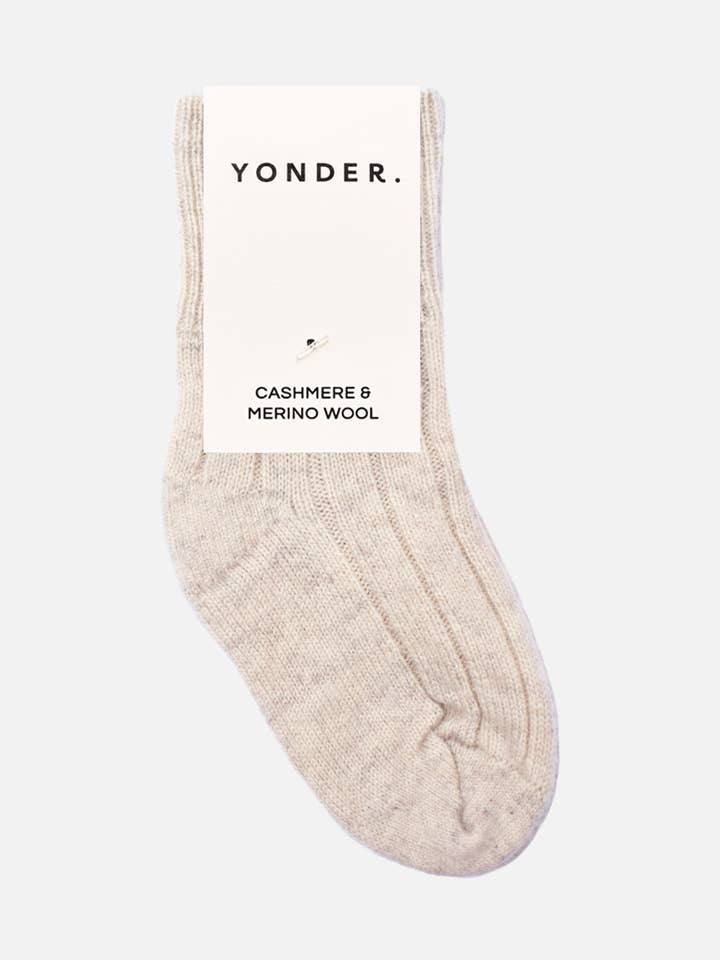 Calzini in Misto Cashmere per Bambini | Ciottolo per la vendita all'ingrosso da parte di YONDER.