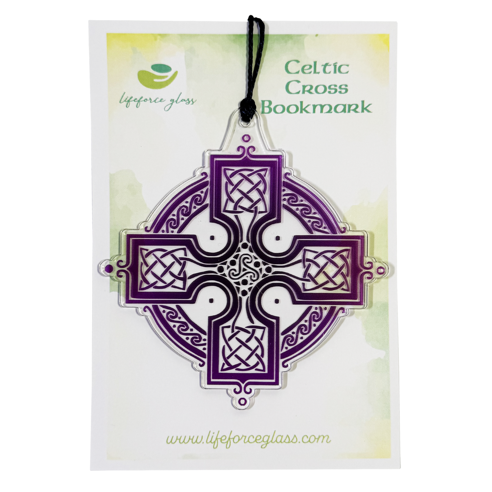 Lifeforce Glass, Inc. - Wholesale Bladwijzer - Acryl Keltisch Kruis Boekenlegger, Ierse Geschenken3