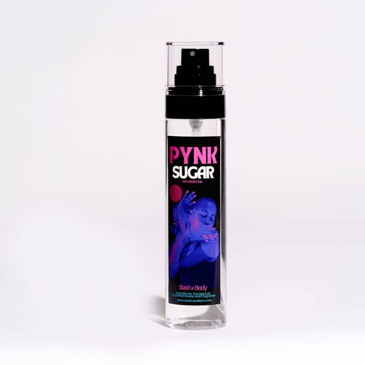 Pynk Sugar Dry Body Oil for wholesale by Stash Candle Co.