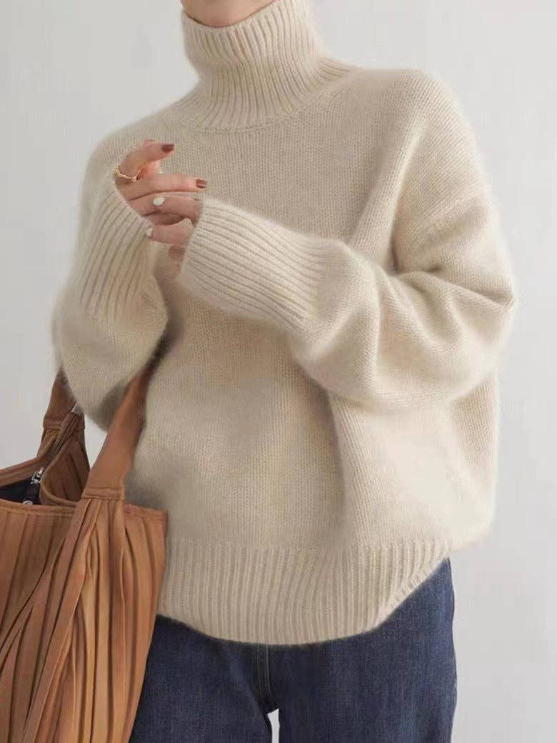 Marayn - Wholesale Knitted jumper – Women′s - Soft Knit Turtleneck Cozy Chic Korean Style (Copy)19
