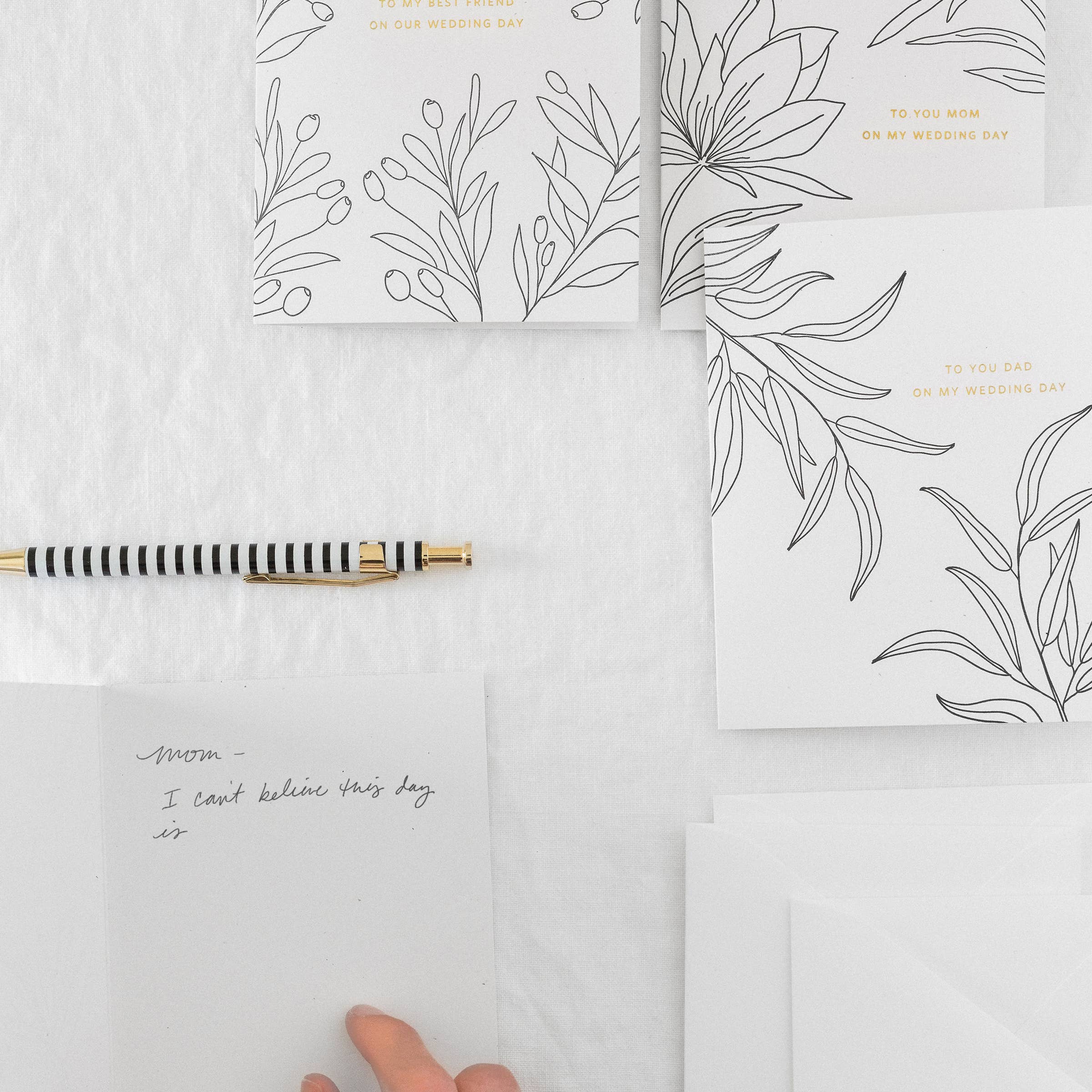 Ramona & Ruth - Wholesale Wedding Card - Mom Wedding Day Botanical Card1