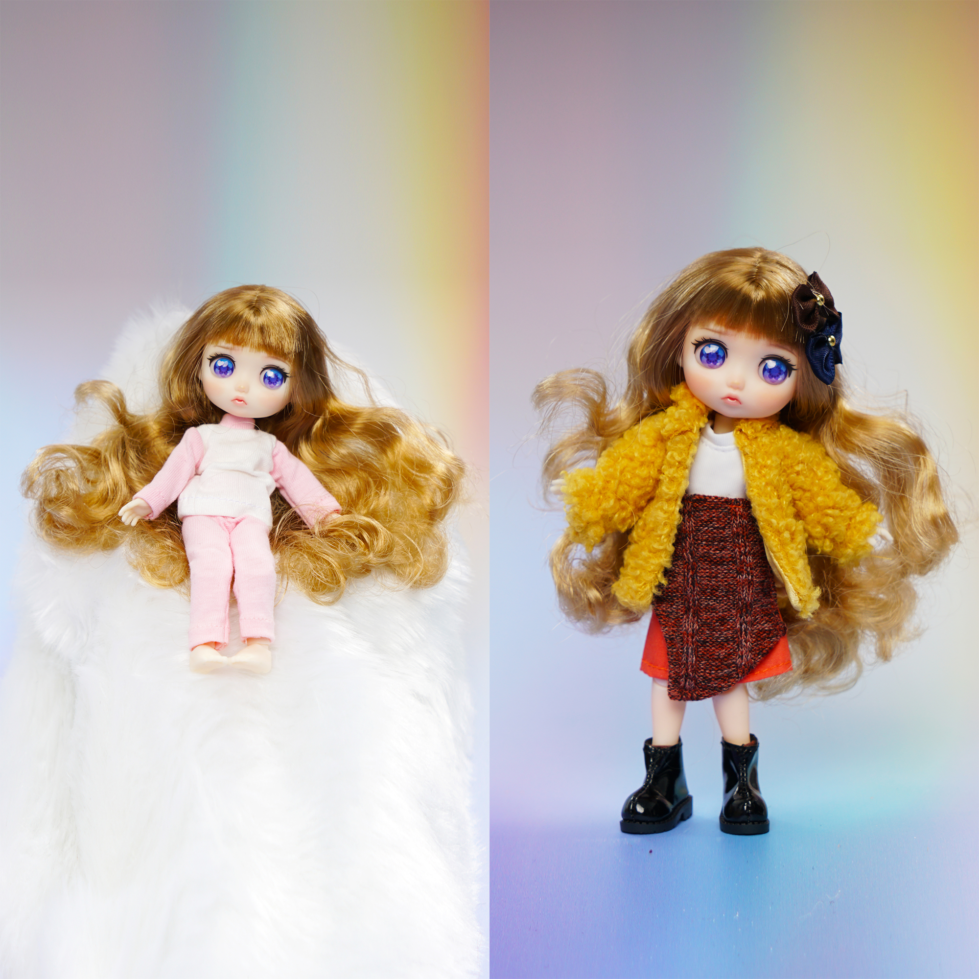 Vermilion Collection - Vente Poupée – enfant - Poupées articulées Lady Doolli Dress Up & Play (boîte surprise)8