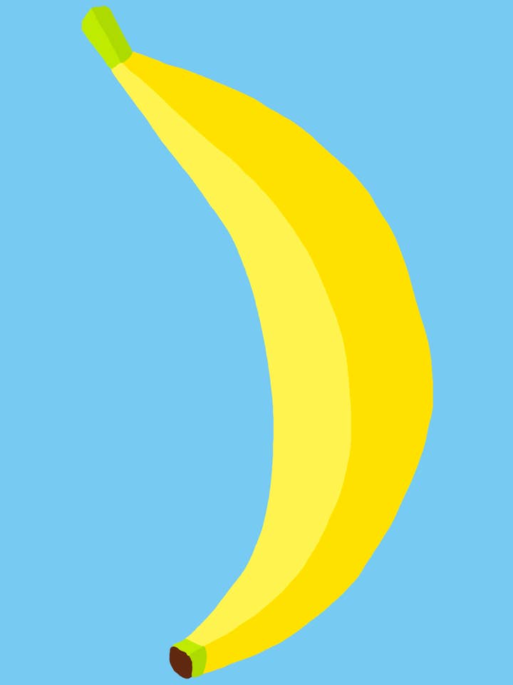 One Big Iron-On Banana for wholesale by Hot Dang Press