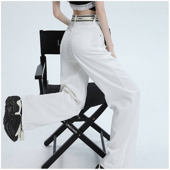 UZ Wholesale Store - Vendita all'ingrosso Jeans - Donna - Jeans a vita sottile e gamba stretta estesa