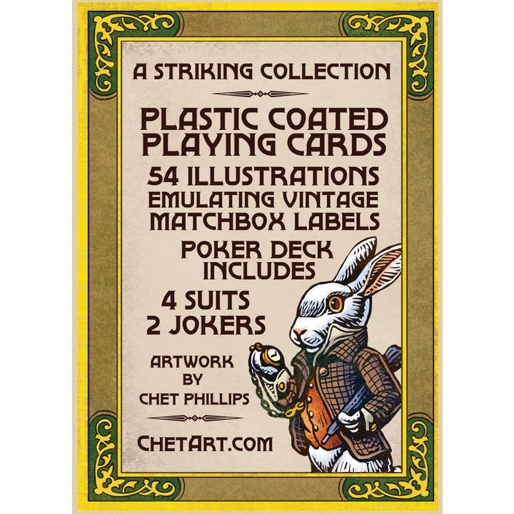 ChetArt - Wholesale Playing Cards - A Striking Collection: Matchbox Label Playing Cards4