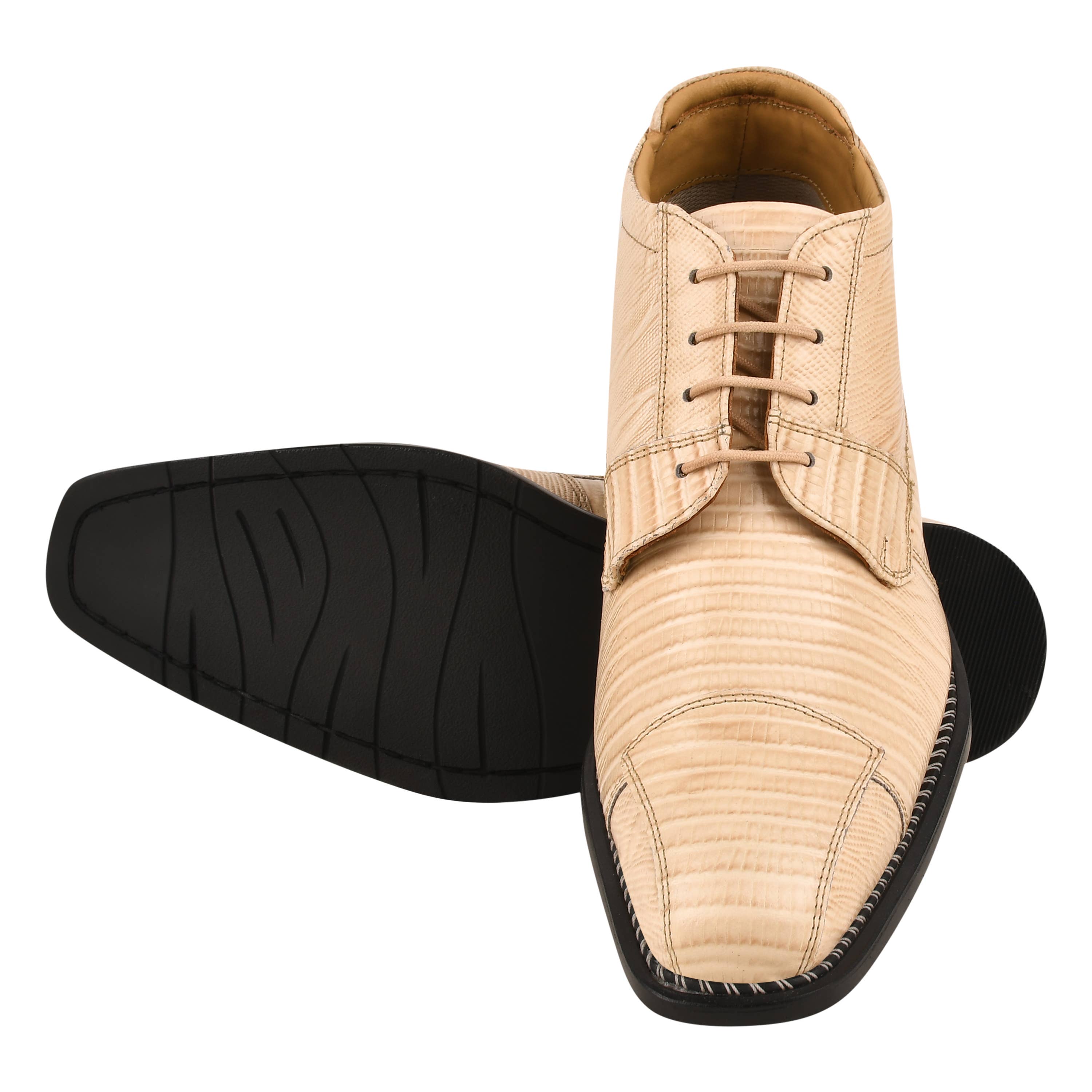 LIBERTYZENO - Vente Bottes – homme - Bottes à lacets en cuir véritable Foxx pour hommes33