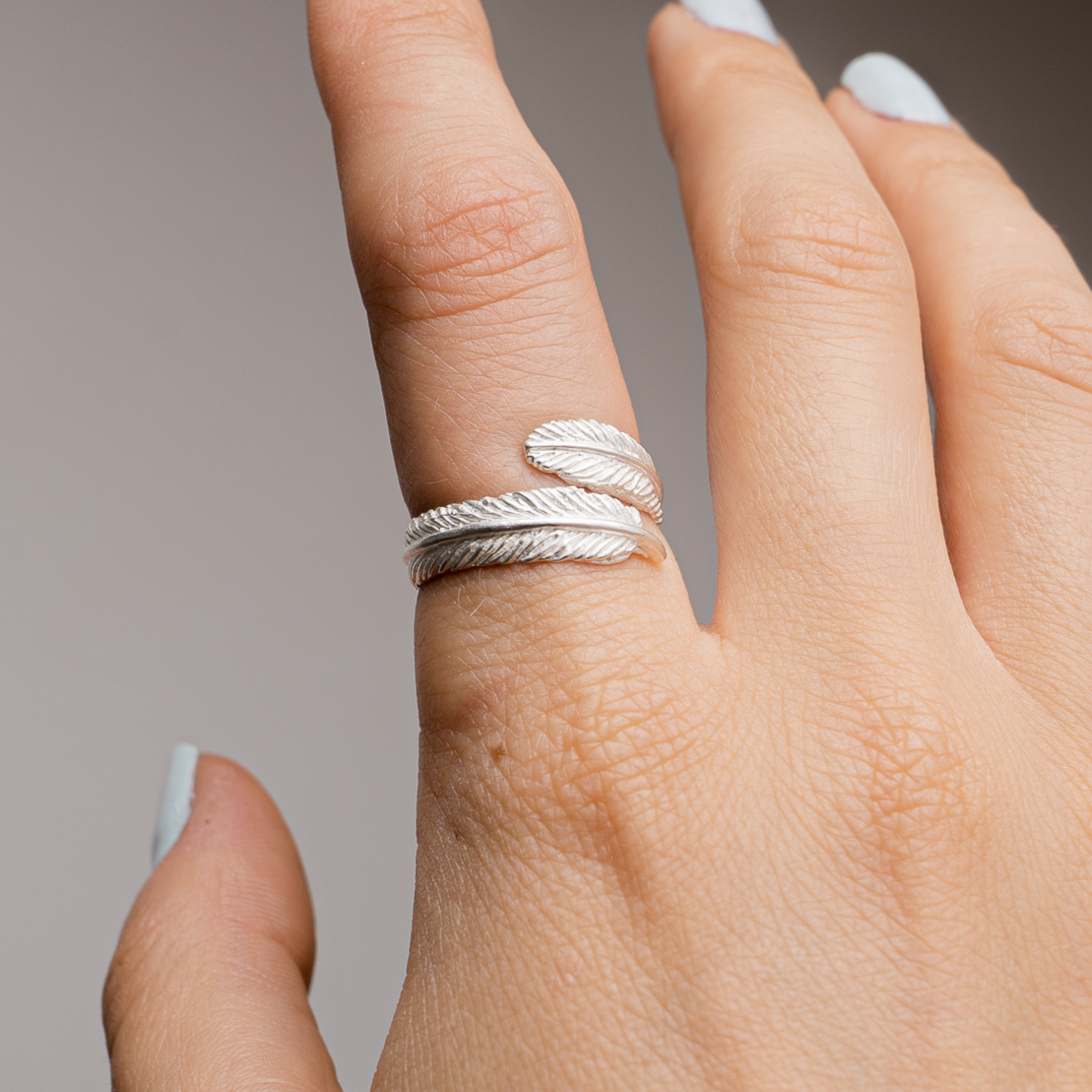 Pineapple Island – wholesale Band/stacked ring – Paradise Wrap Feather Ring3